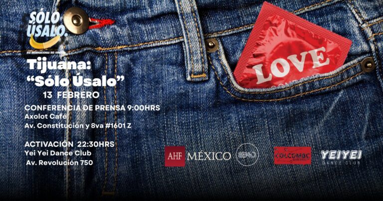 AHF México en Tijuana invitan a celebrar el Día Internacional del Condón
