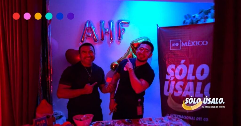 AHF México refuerza en Mérida el uso del condón ante el alza de casos de VIH y la caída en campañas de prevención.