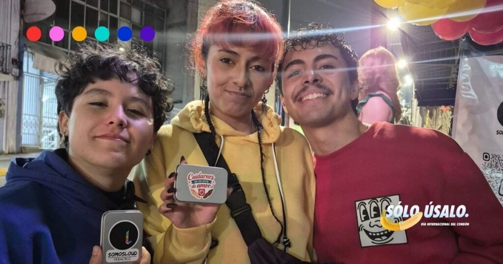 AHF México activó en Xalapa el Día del Condón con show drag, información y pruebas gratuitas de VIH.